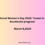 International Women’s Day 2024: ‘Invest in women: Accelerate progress’  March 8,2024